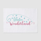 Winter Wonderland-weefselpapier Tissuepapier (Voorkant)
