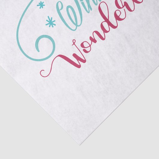 Winter Wonderland-weefselpapier Tissuepapier (Detail)