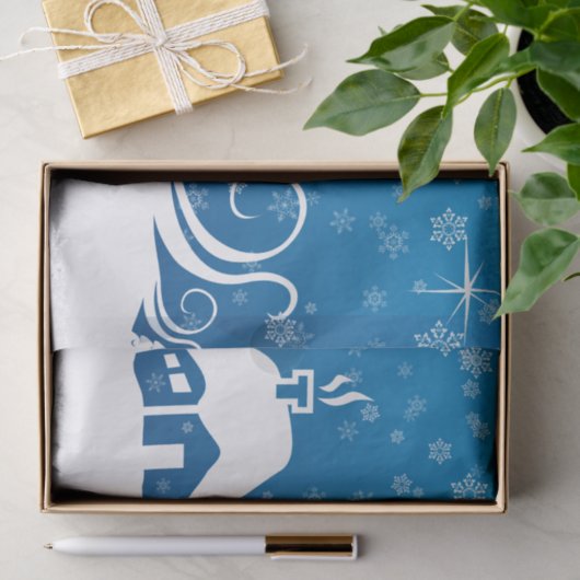 Winter Wonderland-weefselpapier Tissuepapier (Geschenk)