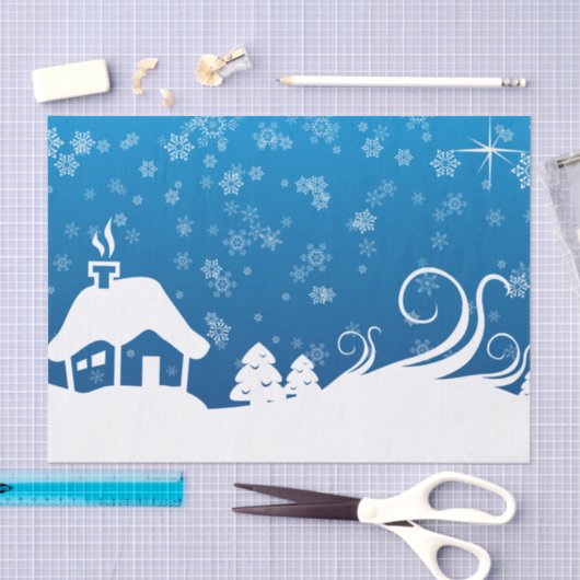 Winter Wonderland-weefselpapier Tissuepapier (Craft)