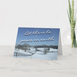 Winter Wonderland Wenskaart Feestdagen Kaart