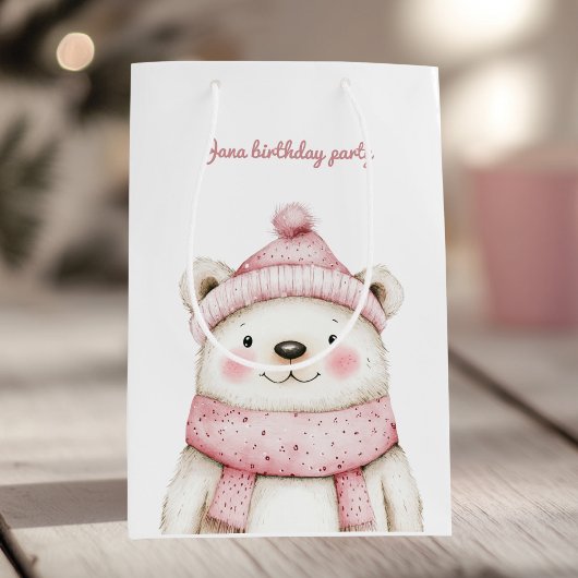 Winter Wonderland White Beer Medium Cadeauzakje