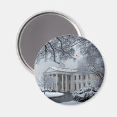 Winter Wonderland White House Magneet (Voorkant / Achterkant)