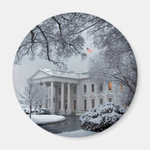 Winter Wonderland White House Magneet