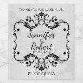 Winter Wonderland Wijnlabel Wijn Etiket (Enkel label)