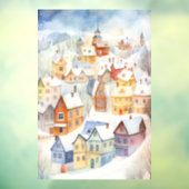 Winter Wonderland Window Cling Raamsticker (Vel 3)