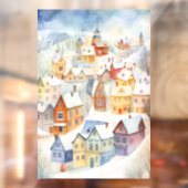 Winter Wonderland Window Cling Raamsticker (Vel 2)