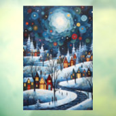 Winter Wonderland Window Cling Raamsticker (Vel 3)