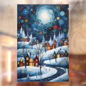 Winter Wonderland Window Cling Raamsticker (Vel 2)