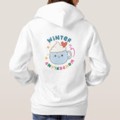 Winter Wonderland Womens Hoodies - V4 (Achterkant)