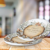 Winter Wonderland Woodland Animals Baby shower Papieren Bordje