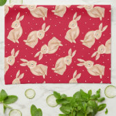 Winter Wonderland Woodland Dieren Kerstmis Theedoek (Gevouwen)