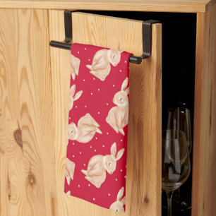 Winter Wonderland Woodland Dieren Kerstmis Theedoek