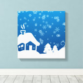 Winter Wonderland Wrapped Canvas Afdruk (Insitu (Houten vloer))