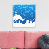 Winter Wonderland Wrapped Canvas Afdruk (Insitu (Woonkamer))