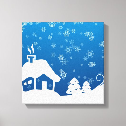 Winter Wonderland Wrapped Canvas Afdruk (Voorkant)