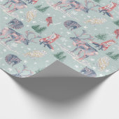Winter Wonderland Wrapping Paper Cadeaupapier (Hoek)