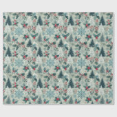 Winter Wonderland Wrapping Paper Cadeaupapier (Vlak)