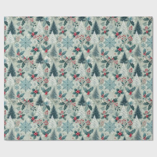 Winter Wonderland Wrapping Paper Cadeaupapier (Vlak)