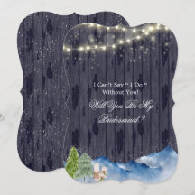 Winter Wonderland zal je mijn Bridesmaid zijn