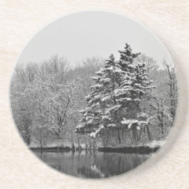 Winter Wonderland Zandsteen Onderzetter