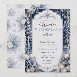 Winter Wonderland Zestiende Bal Kaart