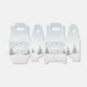 Winter Wonderland zijn koude buiten Boy Baby showe Bedankdoosjes (Uitgevouwen)