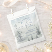 Winter Wonderland zijn koude buiten Boy Baby showe Bedankzakje (Geknipt)