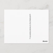 Winter wonderland - Zwitserland Briefkaart (Achterkant)