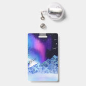 Winter Wonderlights Badge (Achterkant met uittrekbare clip)
