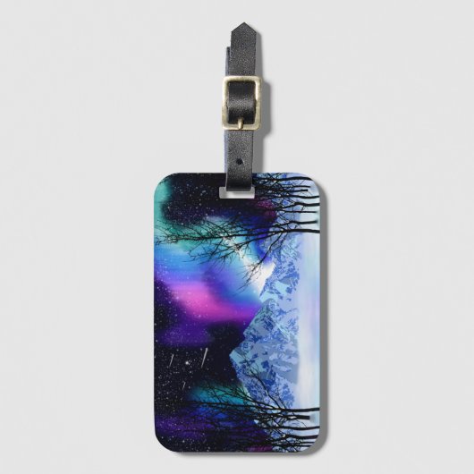 Winter Wonderlights Bagage Label (Voorkant (verticaal))