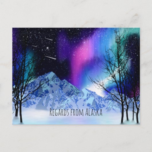 Winter Wonderlights Briefkaart (Voorkant)