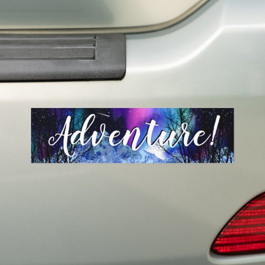Winter Wonderlights Bumpersticker (Op auto)