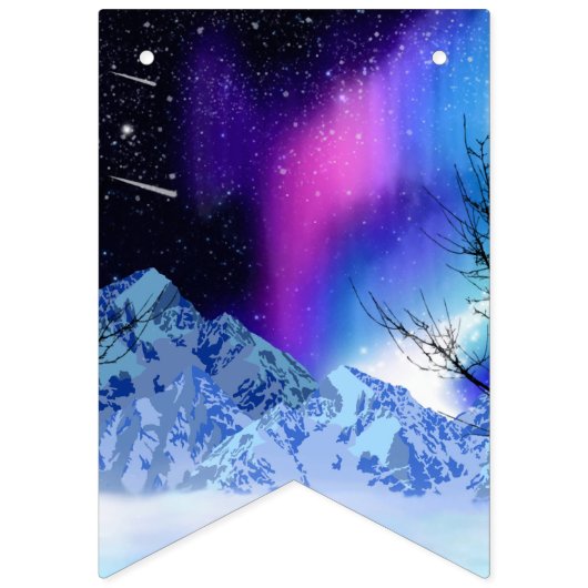 Winter Wonderlights Bunting Flags Vlaggetjes (Eerste vlag)