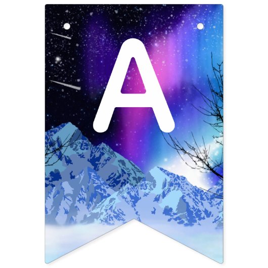 Winter Wonderlights Bunting Flags Vlaggetjes (Derde vlag)