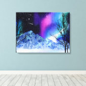 Winter Wonderlights Canvas Afdruk (Insitu (Houten vloer))