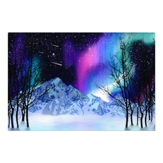 Winter Wonderlights Foto afdrukken (Voorkant)