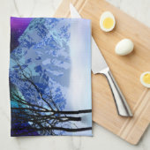 Winter Wonderlights Keuken Handdoek (Quarter Fold)