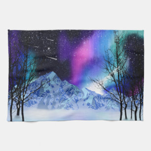 Winter Wonderlights Keuken Handdoek