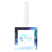 Winter Wonderlights kubus Ornament (Voorkant)
