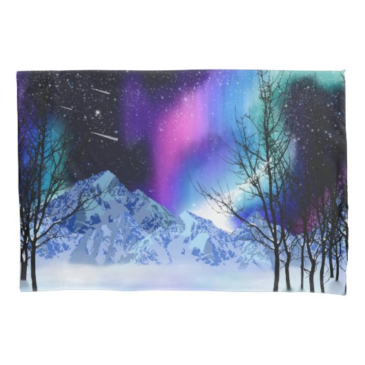 Winter Wonderlights Kussensloop (Voorkant-Links)