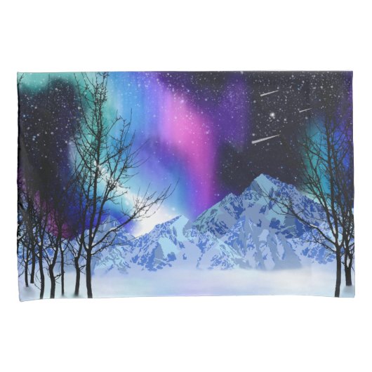 Winter Wonderlights Kussensloop (Voorkant-Rechts)