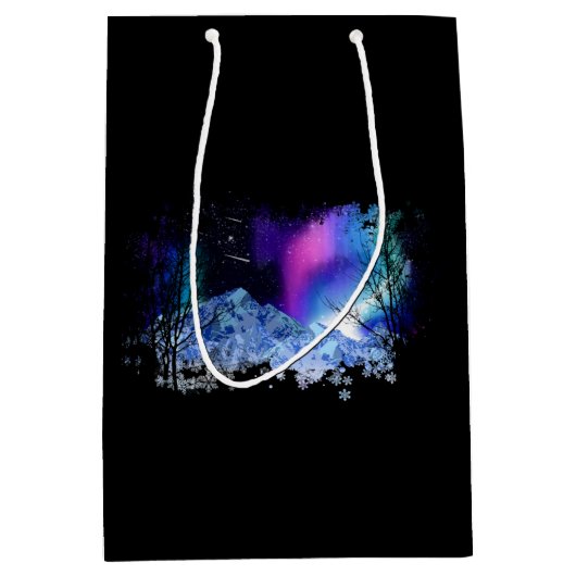 Winter Wonderlights Medium Gift Bag Medium Cadeauzakje (Voorkant)