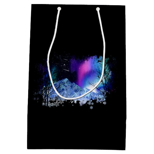 Winter Wonderlights Medium Gift Bag Medium Cadeauzakje (Achterkant)