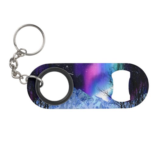 Winter Wonderlights Mini Flessenopener (Voorkant (Horizontaal))