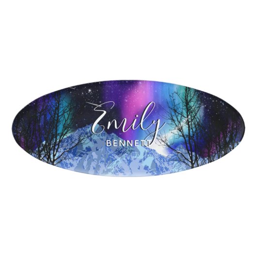 Winter Wonderlights Naam Tag (Voorkant)