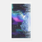 Winter Wonderlights Papieren gasthanddoeken Servet (Voorkant)