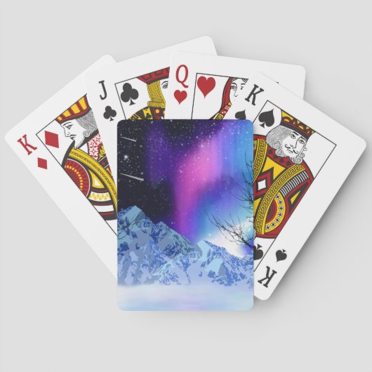 Winter Wonderlights Pokerkaarten (Achterkant)