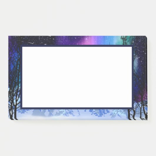 Winter Wonderlights Post-it Notes (Voorkant)