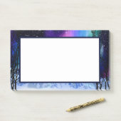 Winter Wonderlights Post-it® Notes (Op bureau)